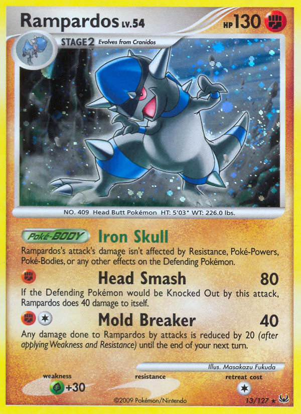 Platinum Holo Rampardos #13/127